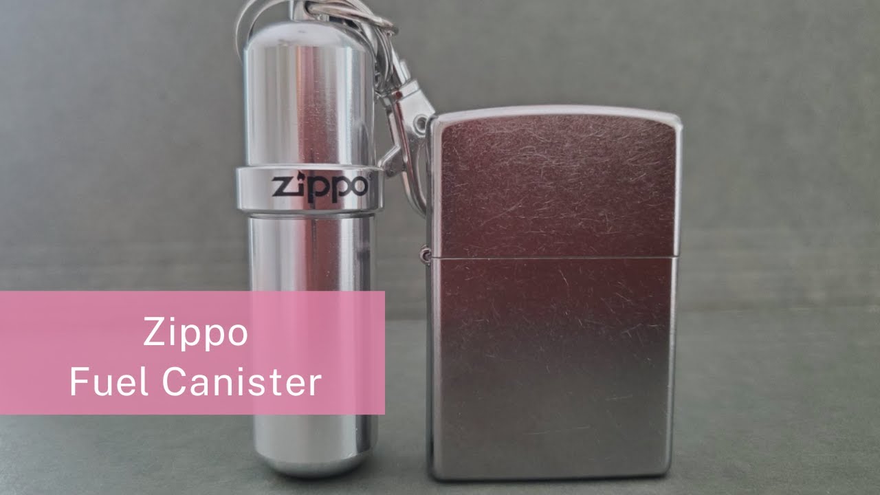 Zippo Fuel Canister Review, Manual YouTube