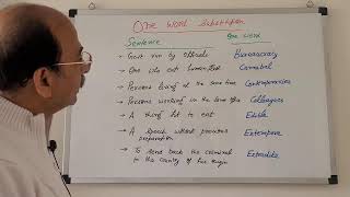 Top 50 one word substitutions-Game changer for exams || Asked in SSC CGL, CUET and competitive exams screenshot 1
