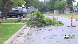 City, residents of Denison start debris cleanup after severe storms