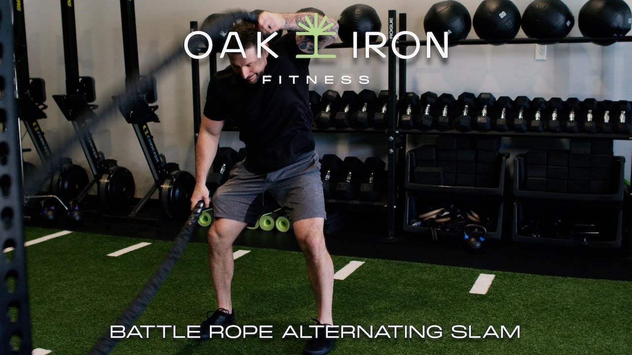 How To: Battle Rope - Alternating Slam - YouTube