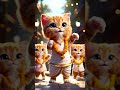 Overload! Watch These Kittens Dance in Traditional Indian Dhoti#catvideos #viralvideo #cute #shorts