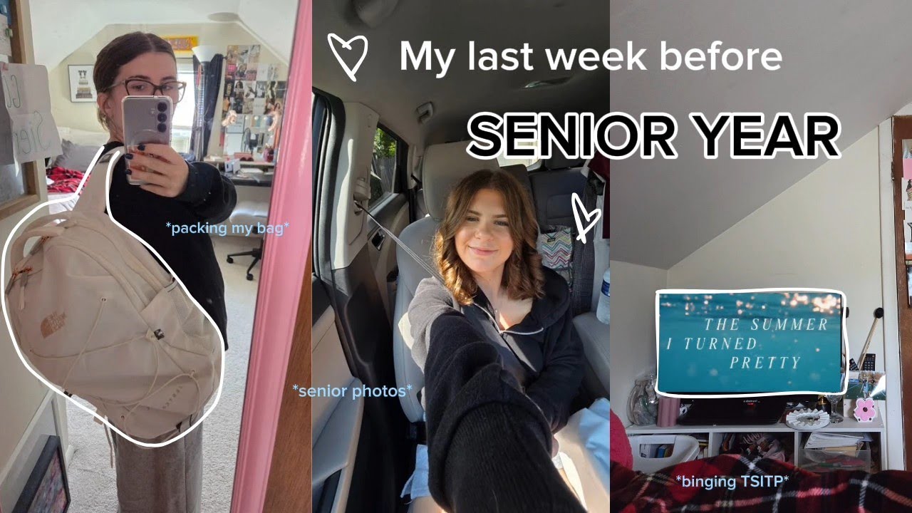 My LAST Week of Summer Before SENIOR YEAR 🎓☀️ (vlog)