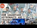 Isro showcases the training of gaganyaan astronauts