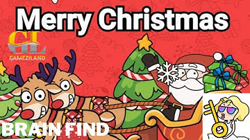 #Brainfind #Christmas Brain Find Merry Christmas All Level 1 - 12 Walkthrough (iOS - Android) part 2