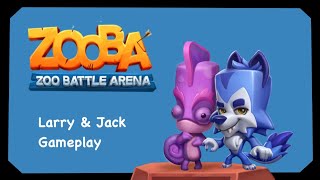 Larry & Jack Gameplay-ZOOBA,,Cold blood with Hot blood (◍•ᴗ•◍)