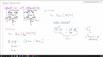 Op-Amp: Telescopic op-amp