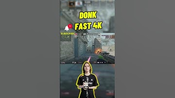 DONK FAST 4K 🤯 #cs2 #s1mple #csgo #donk #cs2clips #faceit #faceit10lvl