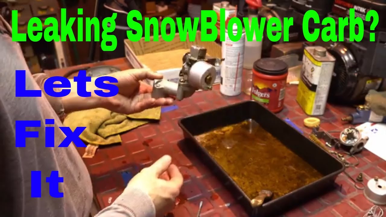 How to Repair and Rebuild A Tecumseh 5hp SnowBlower Carburetor That is