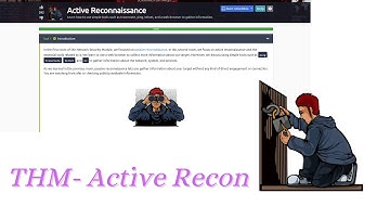 Tryhackme |Active Reconnaissance |walkthrough