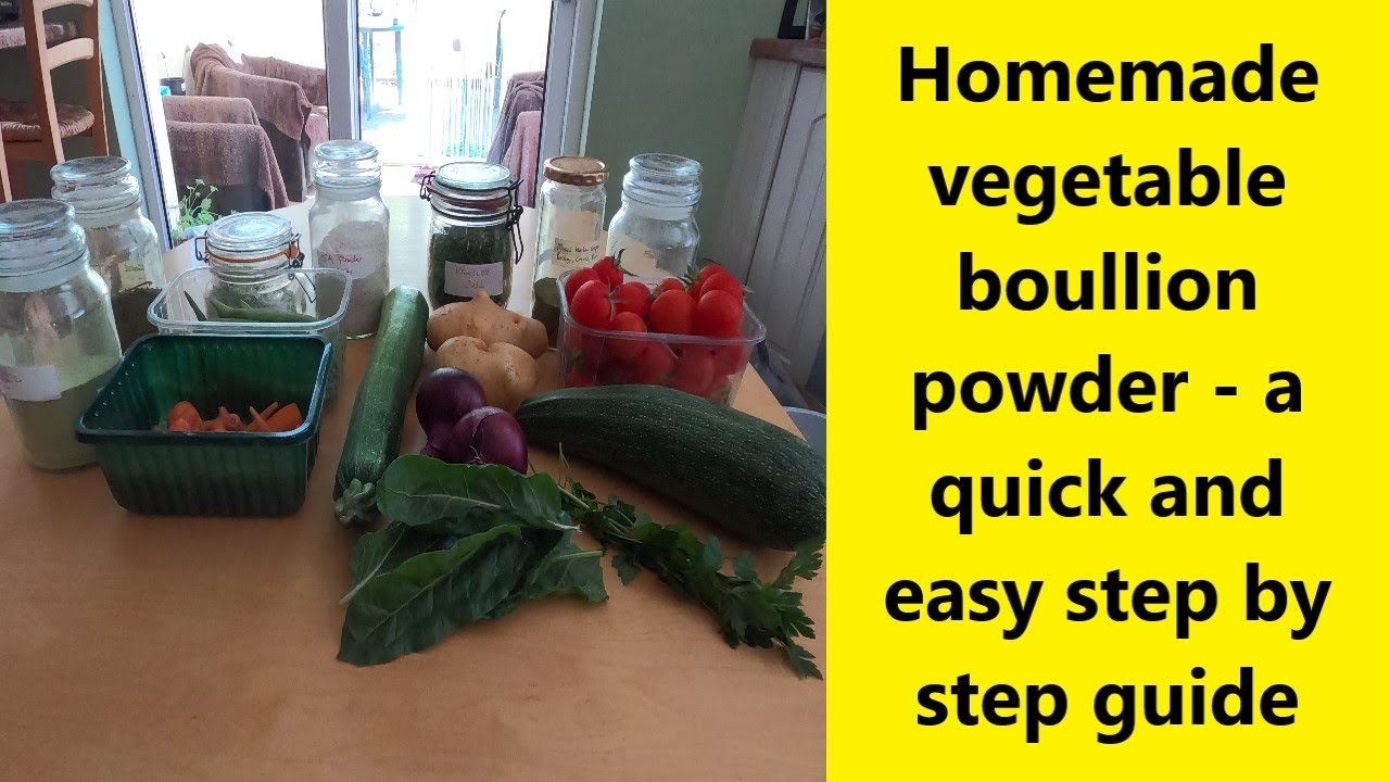 Порошок для приготовления домашнего овощного бульона — быстрое и простое руководство — для приуса...