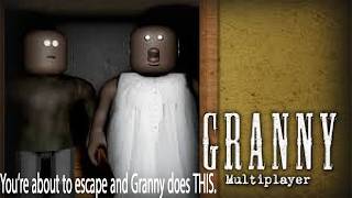 POV: You’re about to escape and Granny does THIS. screenshot 4