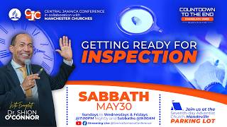 Getting Ready For Inspection | Dr. Shion O'Connor | May 30, 2026