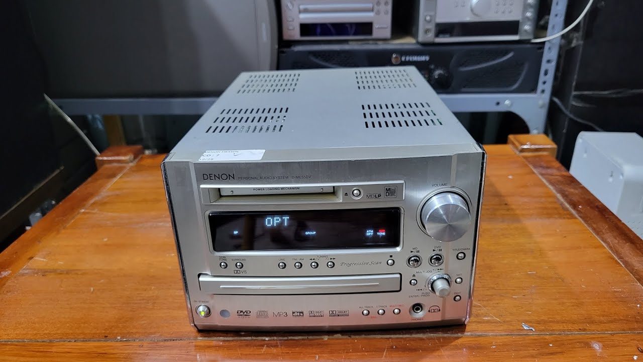 Denon ME55DV mini amplifier with optical output to AV, clean sound