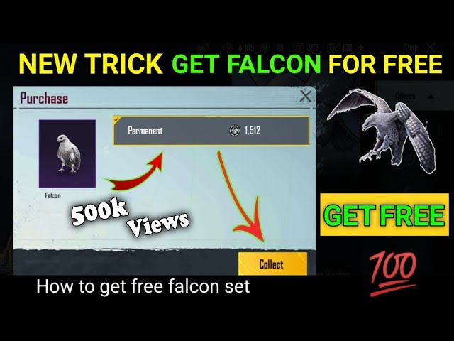 How to get free falcon in pubg mobile free falcon class=