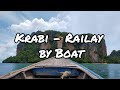 Krabi - Railay by Longtailboat | Thailand Krabi Vlog
