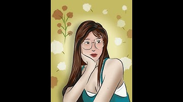 My personalized cartoon/vector digital drawing using ibisPaint X 🖌️