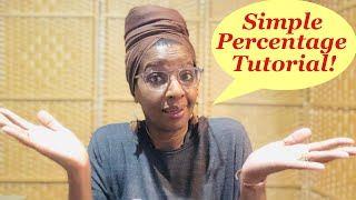 Simple Percentage Word Problems Tutorial