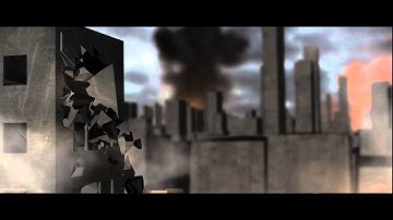 Apocalyptic World - 3Ds Max (Mass FX) - After Effects