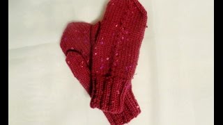 Сколько петель нужно набирать для вязания варежек