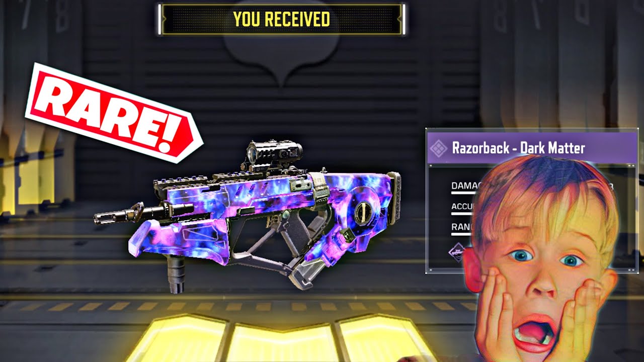 I GOT THIS RARE “RAZORBACK- DARK MATTER 😍 in COD MOBILE
