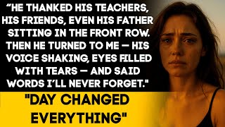 At My Son’s Graduation, His Thank-You to Me Made the Entire Hall Go Silent