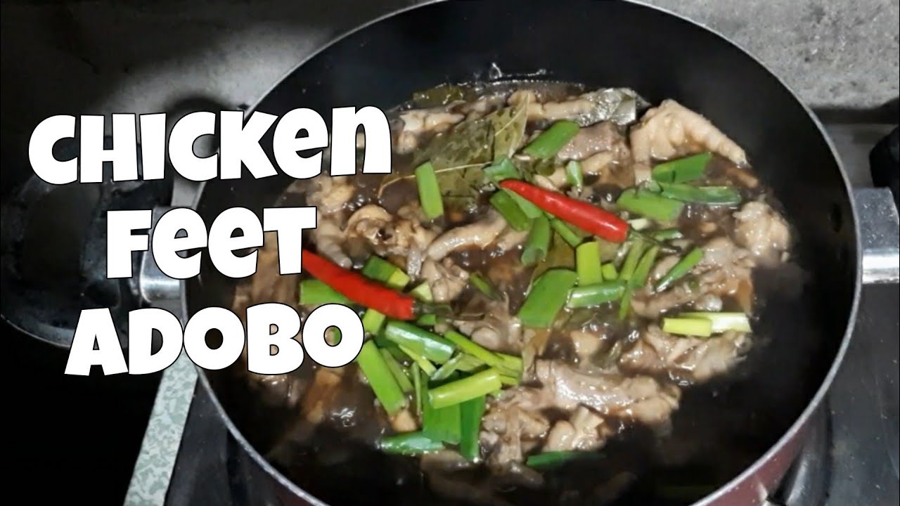 HOW TO COOK CHICKEN FEET ADOBOMASARAP AT MAYAMAN SA COLLAGEN
