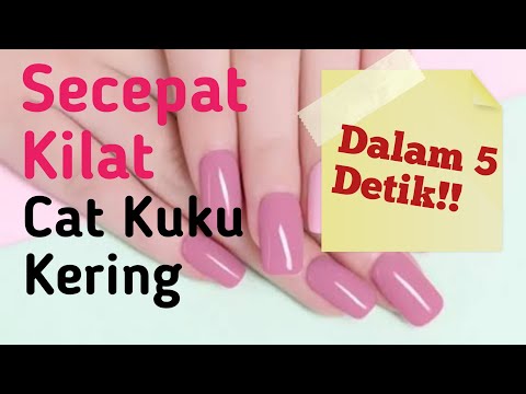 CARA CEPAT MENGERIKAN CAT KUKU