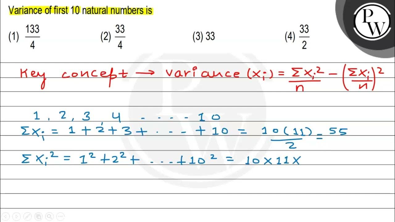 variance-of-first-10-natural-numbers-is-1-frac-133-4-2