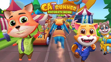 Cat Runner: Decorate Home | Happy Fox | Gold Run. #cat #talkingtom