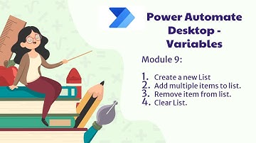 Power Automate Desktop Tutorial || Module 9 : Variables - Part 2