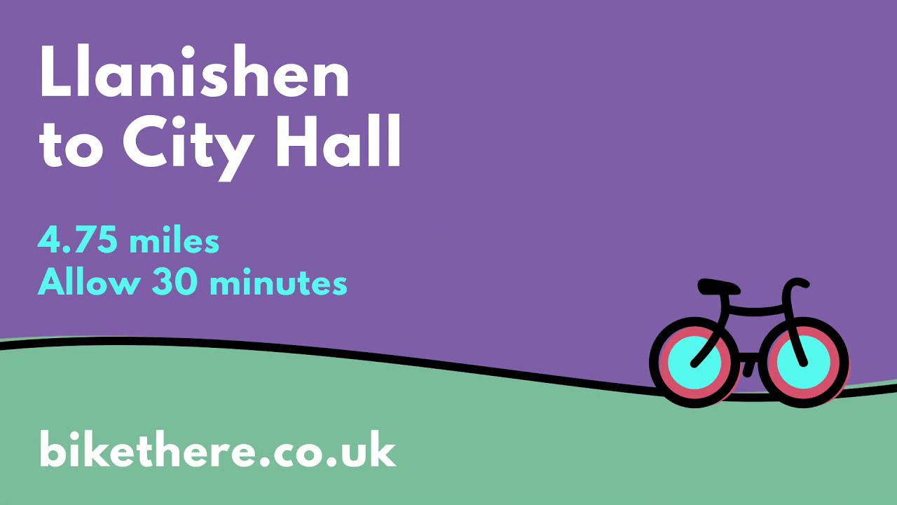Llanishen to City Hall Cardiff cycle route