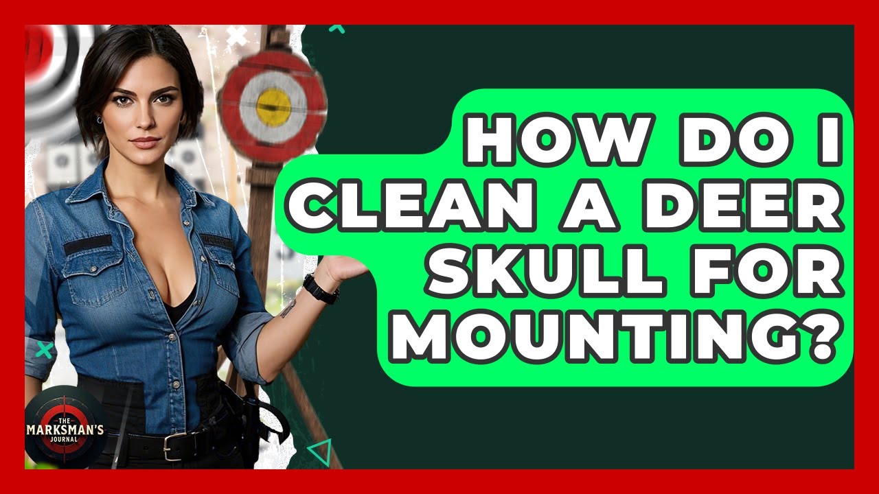 How Do I Clean A Deer Skull For Mounting? - The Marksman's Journal