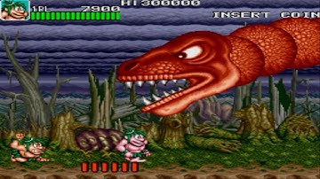 Joe & Mac Caveman Ninja (Arcade)(Full Longplay)(1P)(Run B)