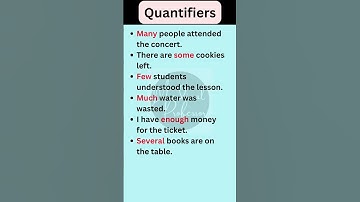 Quantifiers in English Grammar | Basic English Grammar #shorts