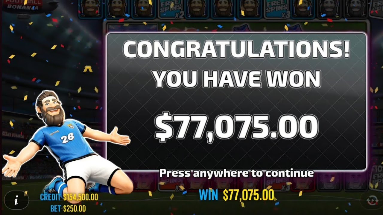 BIG BASS FOOTBALL BONANZA – USD$ – BEST WIN OF THE WEEK!