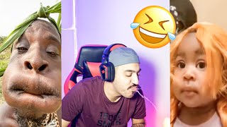 try not to laugh challenge funny memes🤣 | Nimreact