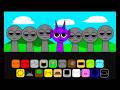 Sprunki Phase 1 All Charecters sound | Simon, Clukr, Fun bot #incredibox #sprunki #sprunkiincredibox