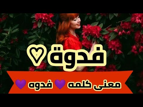 شنو معنى كلمه فدوه