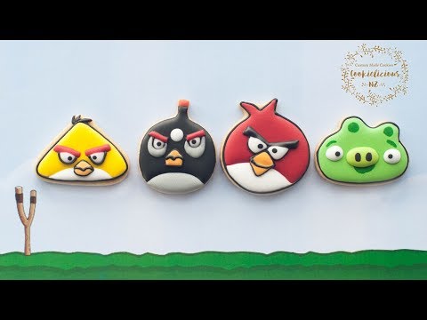 Bolo Angry Birds  Biscotteria - Cookie e Cia.