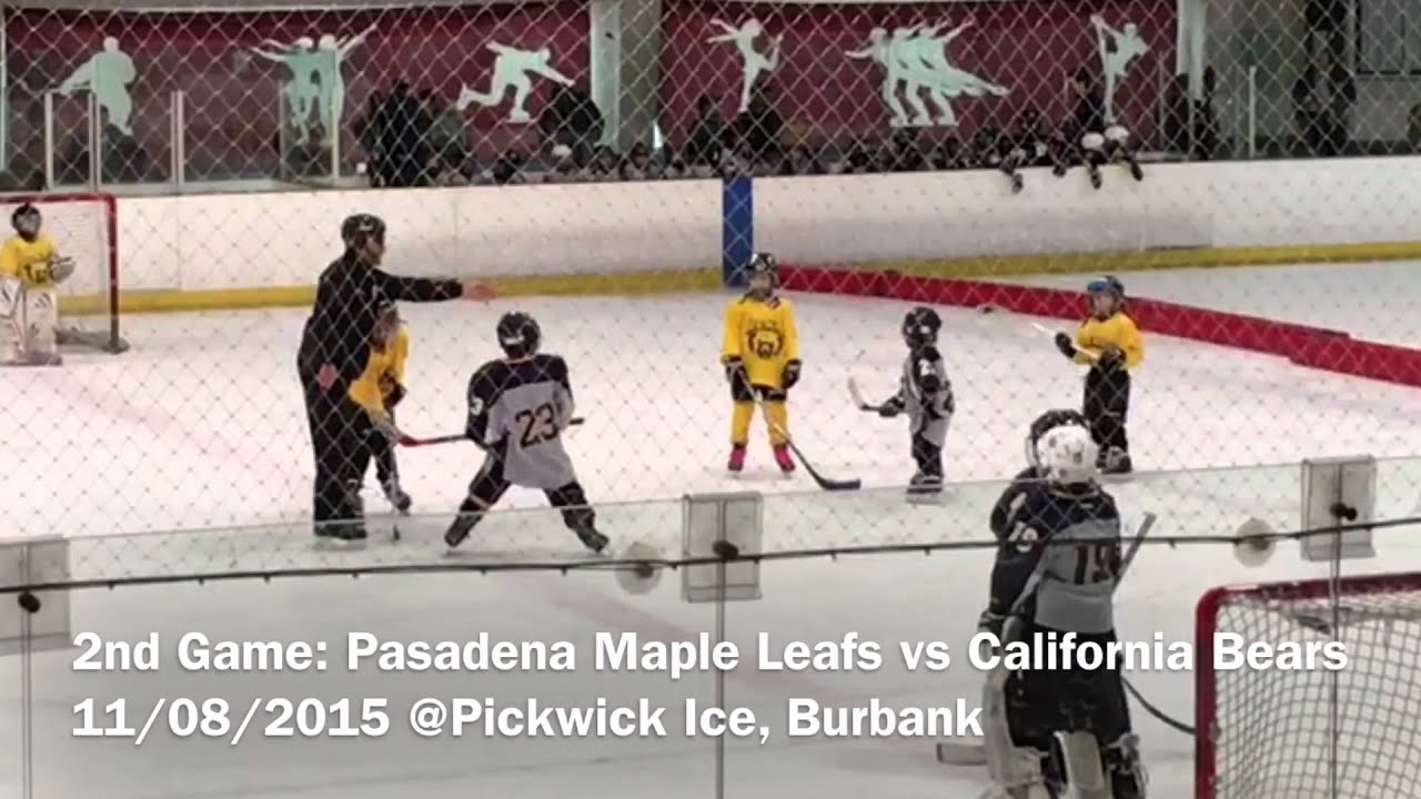Pasadena Maple Leafs vs California Bears. In House Team (11/08/2015) YouTube