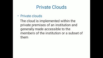 CC- Cloud Computing-BE CSE-IT- Private Clouds