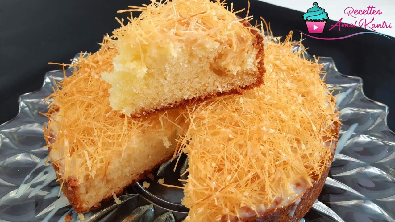 الكيك العجيب الخفيف الهش جدا بطبقة مقرمشة من أخف وأسهل الكيكات الرائعة