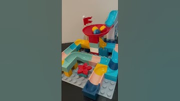 Nothing To See Here - Just Colorful Marble Run Slide Building Blocks