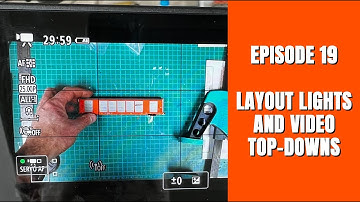 N SCALE LAYOUT UPDATE: Layout lights and video top-downs