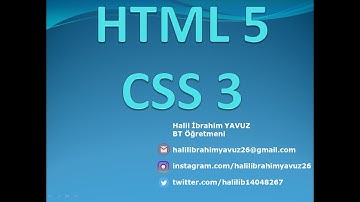 CSS Ders 5 - Yatay Menü Yapımı