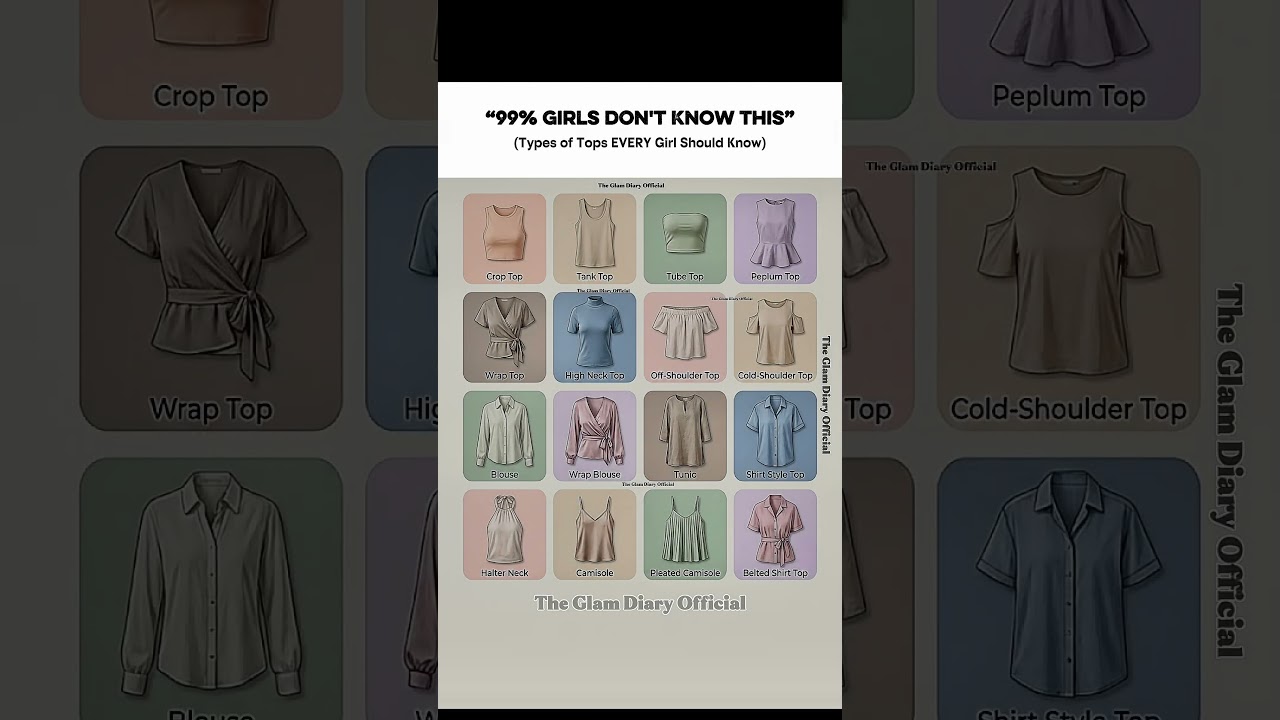 16 Types of Tops Every Woman Should Know 👚_Complete Style Guide 