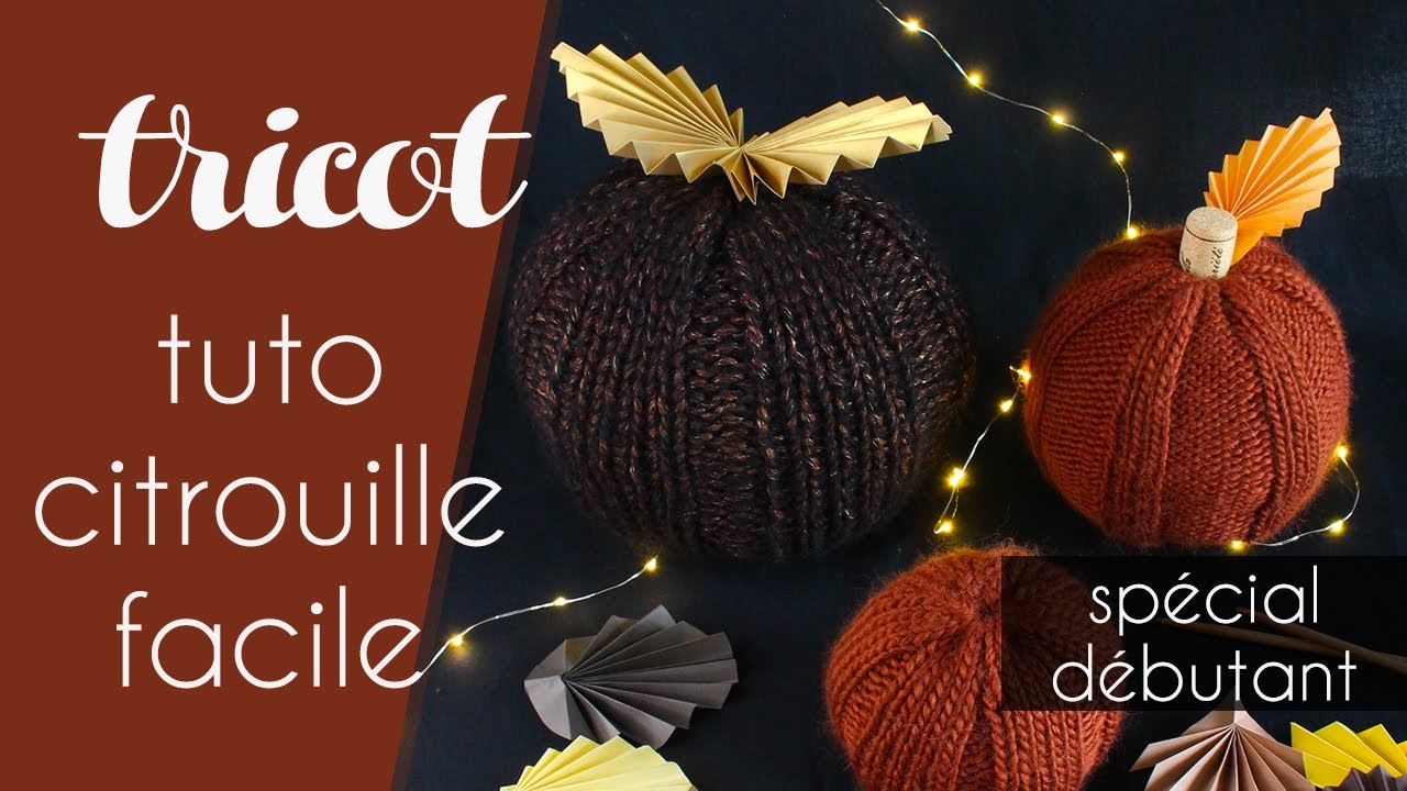 Vidéo Citrouilles au tricot