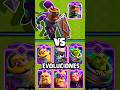 RECLUTAS EVOLUCIONADOS vs TODAS LAS CARTAS EVOLUCIONADAS | #clashroyale