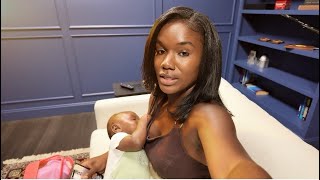 Taking My 5 Month Old to Work With Me | Working Mom Vlog + Labor Day Weekend