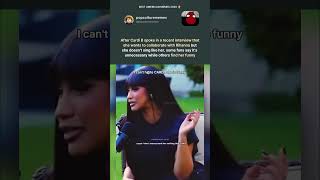 cardi b splits fan opinions after revealing she wants a rihanna collaboration #cardib